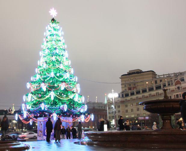 モスクワのクリスマス風景