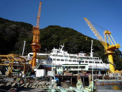 ははじま丸ドック見学ツアー